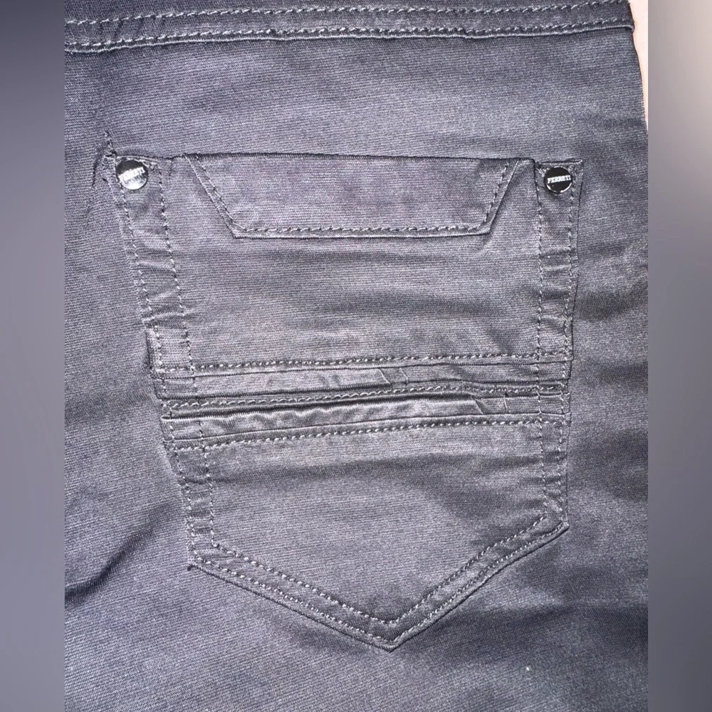 Moy Ferretti Men’s Black Pants 30x30 | Vintage Tailored | Heavy Stretch Fabric